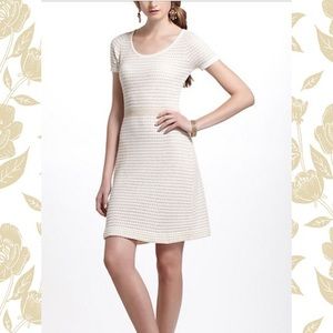 EUC {Anthro} Sparrow Grit Grid Dress, Sz L